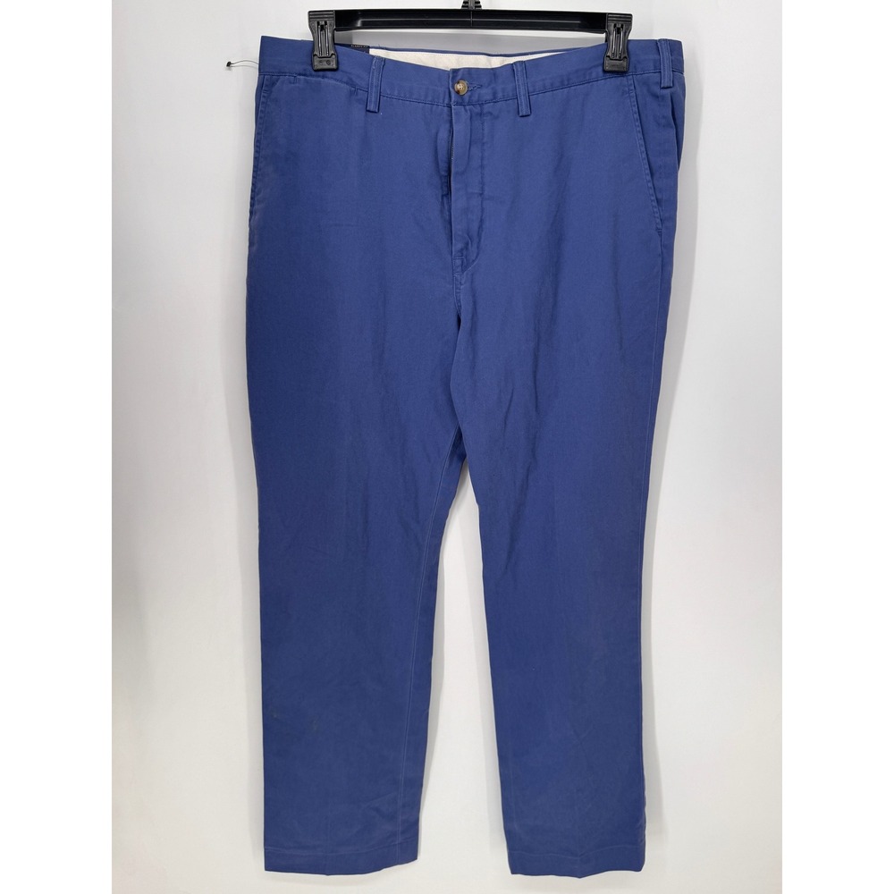 Polo Ralph Lauren Chinos Mens 36 Blue Classic Fit Cotton Twill Straight Leg